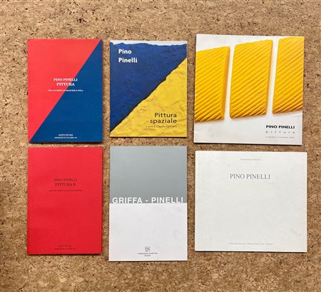 PINO PINELLI - Lotto unico di 6 cataloghi