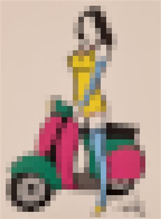 LODOLA MARCO Pavia (PV) 1955 Senza Titolo Olio su Tela / Oil on Canvas...