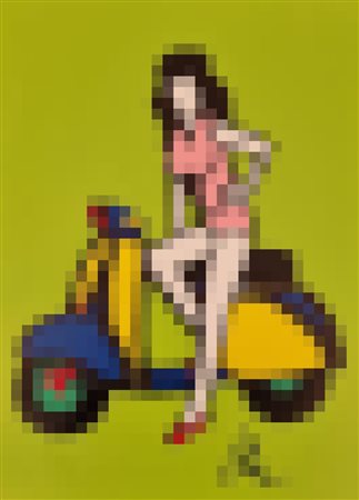 LODOLA MARCO Pavia (PV) 1955 Senza Titolo Olio su Tela / Oil on Canvas...