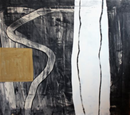 SAN LEON JOSE' MADRID (SPAGNA) 1953 Roma e il Tevere Olio su tela...