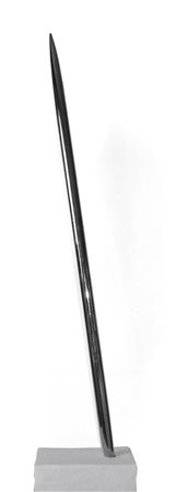 CLAUDIO CINTOLI (1935-1978) Ago nel pagliaio bipolare 1971 ferro cromato cm...