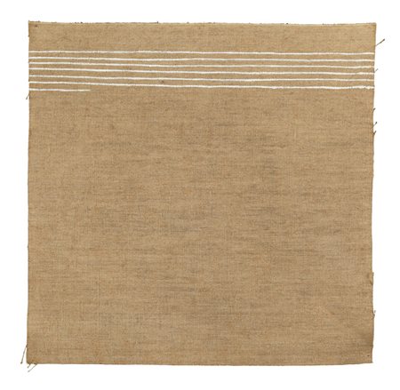 GIORGIO GRIFFA (1936-) Senza titolo 1974 acrilico su tela cm 48,5x48,5...