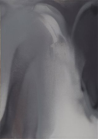 CLAUDIO OLIVIERI (1934-) Corinthium 1990 olio su tela cm 70x50 firmato e...