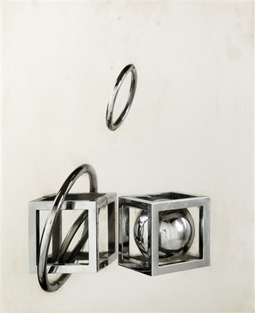 VINCENT PIRRUCCIO (1946-) Senza Titolo 1973 acciaio sagomato cm 40x45 firmato...