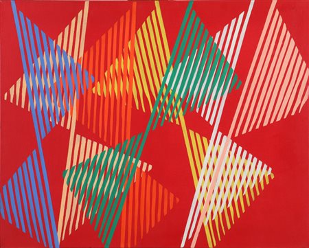 PIERO DORAZIO (1927-2005) Alcatraz 2000 olio su tela cm 50x70 firmato, datato...