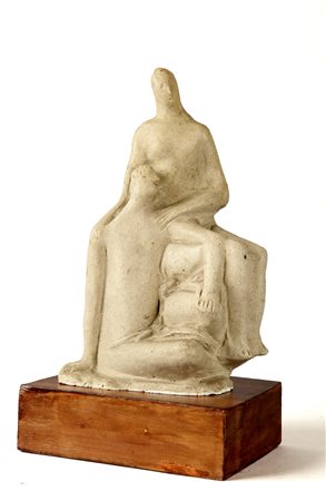 ARTURO MARTINI (1889-1947) Bagnanti 1946/1947 litoceramica h cm 25 firmata...