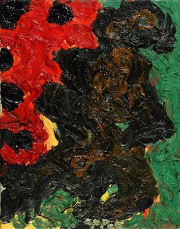 KAREL APPEL (1921-2006) Figure 6 1991 olio su tela cm 50x40 firmato in basso...