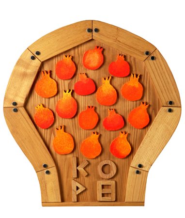 JOE TILSON (1928-) Kore 2011 scultura in legno cm 61x68x4 esemplare 25/30...