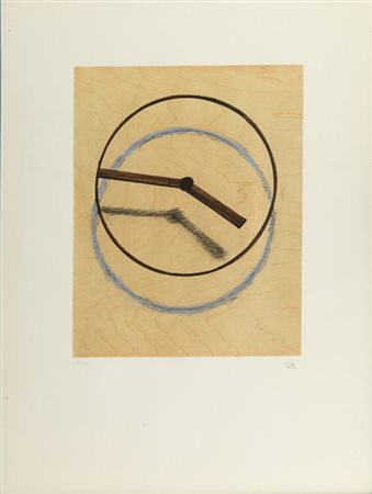 Ray man (1890-1976) Les heures heureses 1981 litografia originale a colori cm...