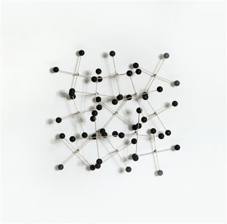 DE MARCO HUGO (1932-1995) 52 billes a mouvements variables 1971 palline di...