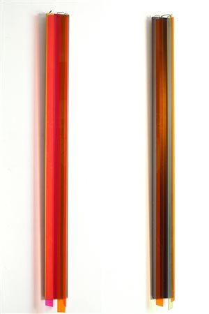 RAFAEL PEREZ (1938-) Fragmentacion cromatica 1970 acrilico su tavola e...