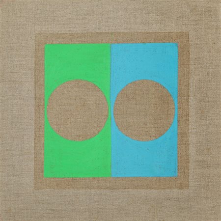 JOEL STEIN (1926-2012) Senza titolo 1998 acrilico su tela cm 30x30 firmato e...