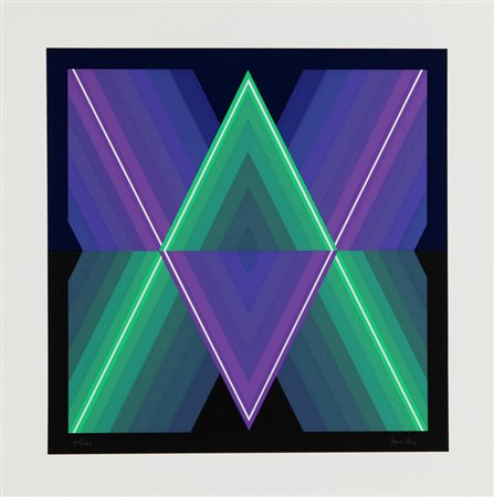 HORACIO GARCIA ROSSI (1929-2012) Senza titolo 1995 serigrafia cm 50x50...