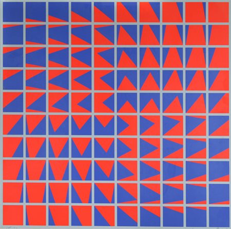 AA.VV (-) 4 serigrafie: Horacio Garcia Rossi cm 65x65 Horacio Garcia Rossi cm...