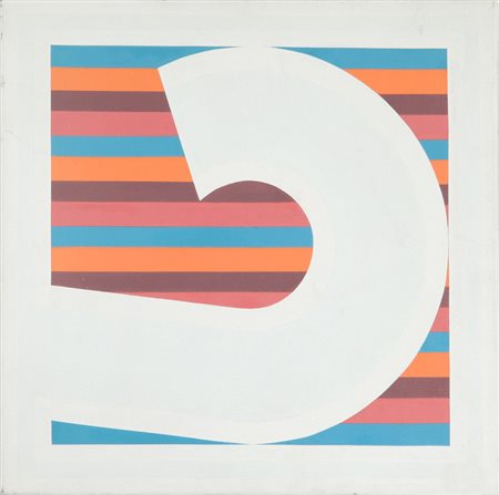 EDUARDO JONQUIERES (1918-2000) Senza titolo 1976 acrilico su tela cm 30x30...
