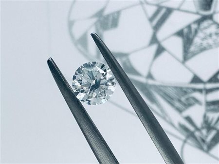 DIAMANTE I2 0,6 CT COLORE G - PUREZZA SI2 - TAGLIO BRILLANTE - CERTIFICATO...