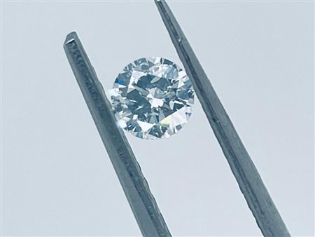 DIAMANTE 0,37 CT COLORE F PUREZZA I1 - TAGLIO BRILLANTE - CERTIFICATO ID -...