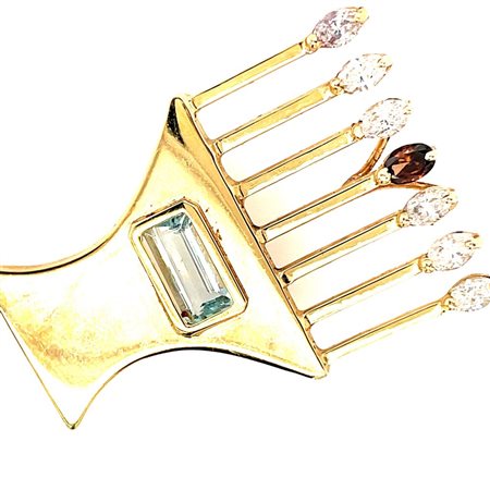 CIONDOLO IN ORO GIALLO 14K 6.78 GR CON PENDENTE - CERTIFICATO IGL – Z30501