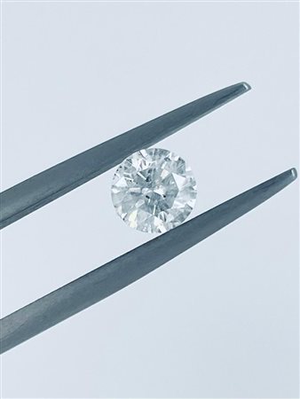 DIAMANTE 0,7 CT COLORE F PUREZZA I2 - TAGLIO BRILLANTE - CERTIFICATO ID -...