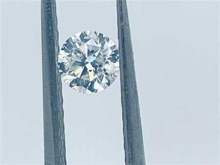 DIAMANTE 0,38 CT COLORE G PUREZZA I1 - TAGLIO BRILLANTE - CERTIFICATO ID -...