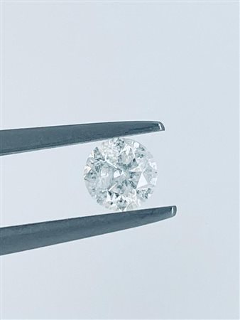 DIAMANTE 0,5 CT COLORE F PUREZZA I3 - TAGLIO BRILLANTE - CERTIFICATO ID -...