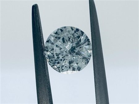 DIAMANTE 1,02 CT COLORE E - PUREZZA I1 - TAGLIO BRILLANTE - INCISO AL LASER +...