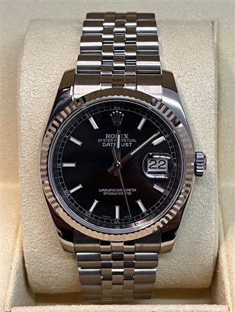 OROLOGIO ROLEX DATEJUST 116234 CON GARANZIA ROLEX