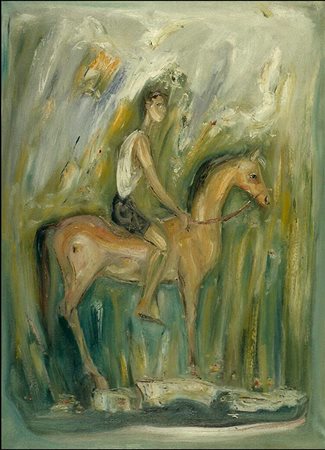 Giovanni Stradone, Giovane a cavallo, 1960