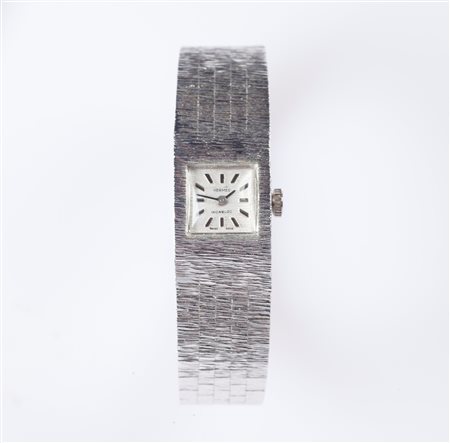  
Hermes - Orologio vintage in metallo argentato 
 cm 16,5