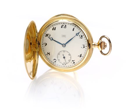  
Universal - Orologio da taschino a savonette remontoire in oro 
 cm 5