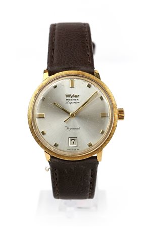  
Wyler orologio polso uomo in oro 
 Diametro cassa mm. 34.