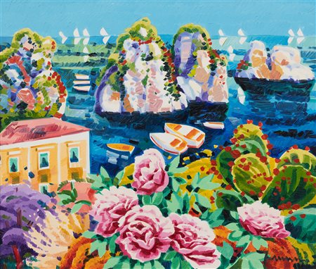 ATHOS FACCINCANI Luce e peonie verso i faraglioni di Scopello, 2011