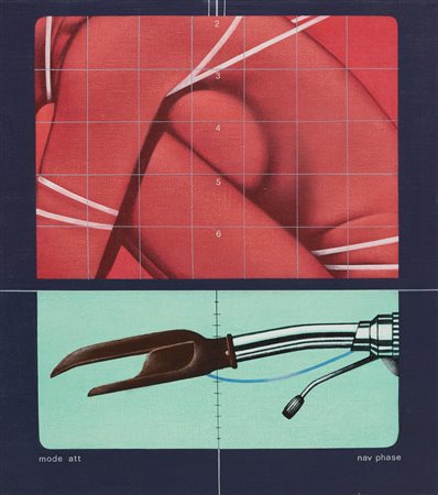 SERGIO SARRI Studio per piccolo schermo d'analisi, 1973