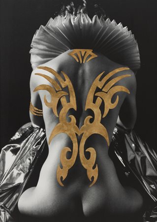 PLINIO MARTELLI Golden tattoo, Gorgiera, 2010