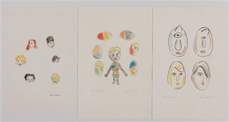 GIANNI CELLA Tre disegni, anni '00