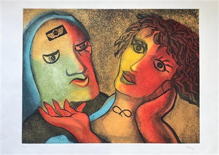 Enrico Baj “Abbraccio”