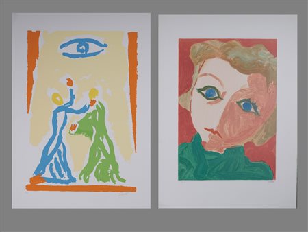 GUIDI VIRGILIO (1891 - 1984) - Lotto composto da n. 2 fogli.