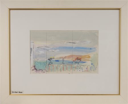 DEL BON ANGELO (1898 - 1952) - Paesaggio.