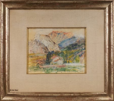 DEL BON ANGELO (1898 - 1952) - Paesaggio.
