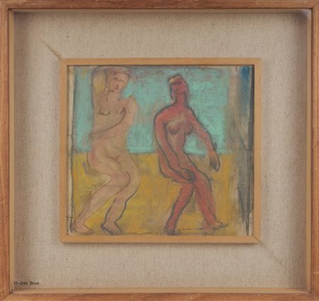 DEL BON ANGELO (1898 - 1952) - Due nudi di donna. .