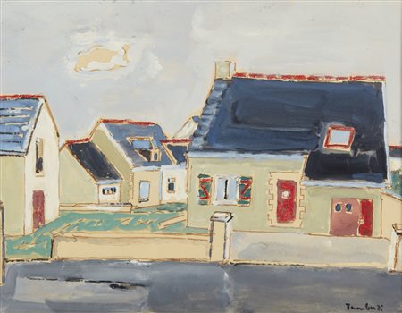 TAMBURI ORFEO (1910 - 1994) - Paesaggio urbano.