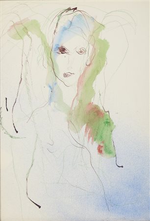 TRECCANI ERNESTO (1920 - 2009) - Ritratto muliebre.