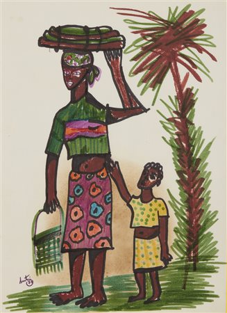 LOPES BERTINA (1924 - 2012) - Senza titolo.