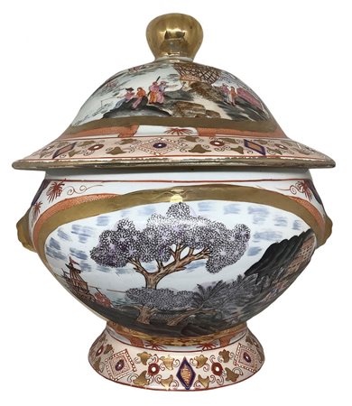 Piccola zuppiera in porcellana cinese, Inizi 20° secolo