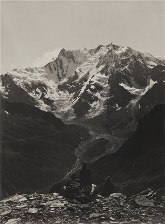 SELLA VITTORIO (1859-1943) Monte Rosa anni Trenta stampa ai sali d'argento -...
