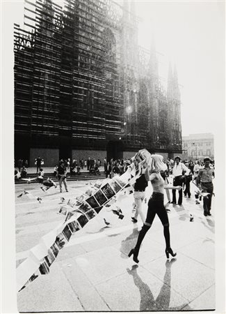 GLAVIANO MARCO (1942-) Milano anni '70 stampa ai sali d'argento – vintage...