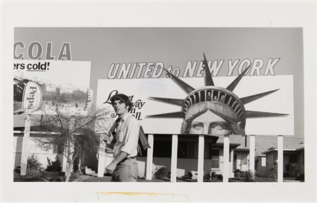 Davidson Bruce (1933-) Mark Frechette durante le riprese del film Zabriskie...