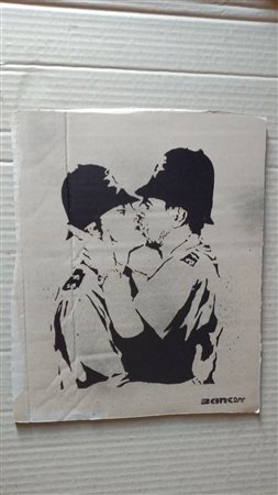 BANKSY, Kiss Between Cops, 2015-2020