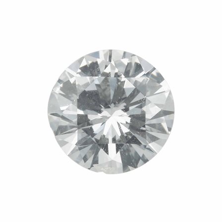 Diamante taglio brillante di ct 0.88, colore K, caratteristiche interne SI1, fluorescenza UV debole azzurra