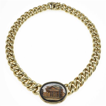 Girocollo con micromosaico